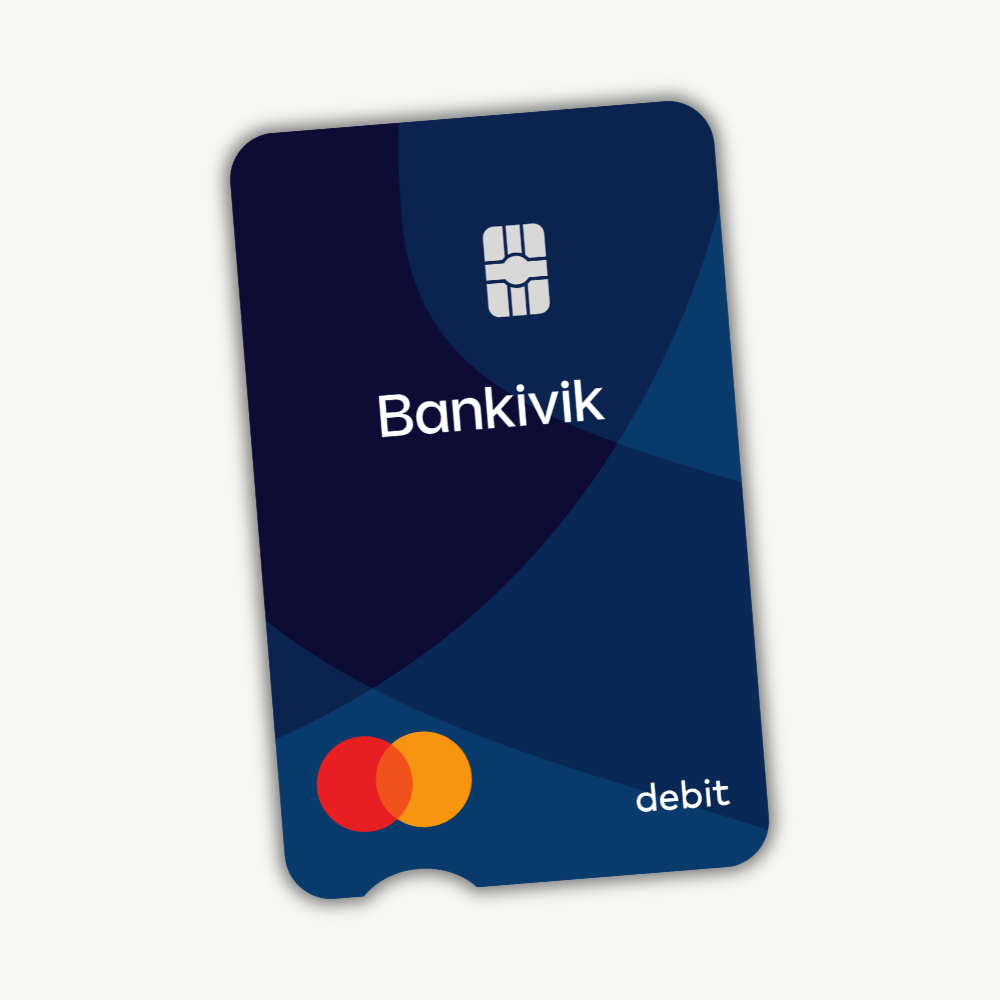 Tre forskellige mastercard kreditkort. 